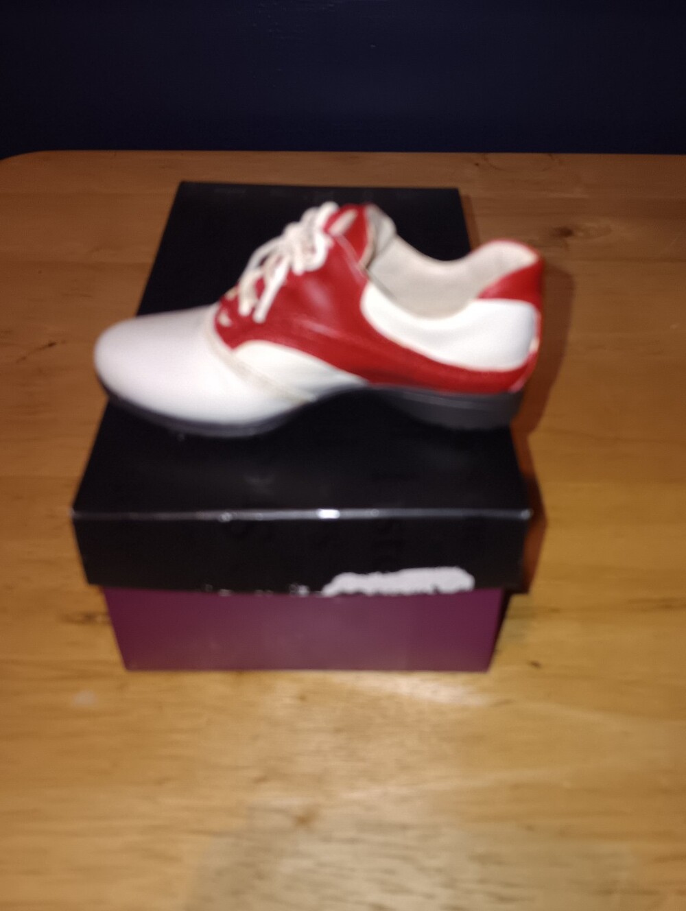 Just The Right Shoe Country Club Red Figurine